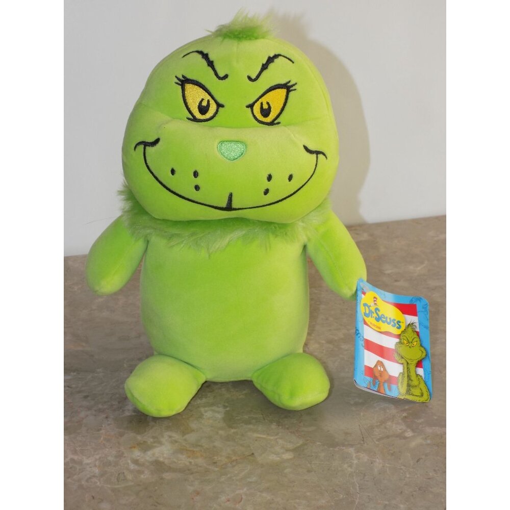 Dr. Seuss - 9.5 Squishy Grinch - Whimsical Stuffed Animal